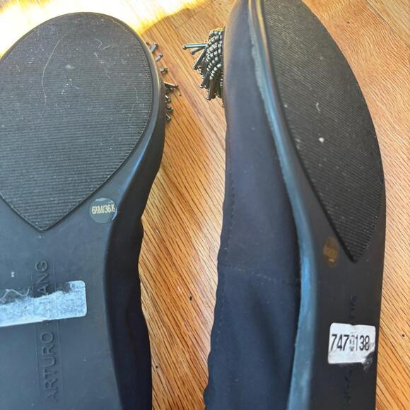 Black Arutro Chiang Ballet Flats - Picture 3 of 3